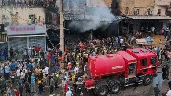 اندلاع حريق بقيسارية بفاس يتسبب في وفاة أربعة أشخاص