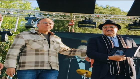 الجمعية المغربية للثقافة والفنون من أجل السلام تكرم الباحث والاعلامي والفنان الاستاذ مصطفى أحريش