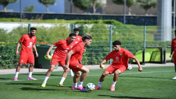 المنتخب الوطني يجري آخر حصة تدريبية قبل لقاء مدغشقر