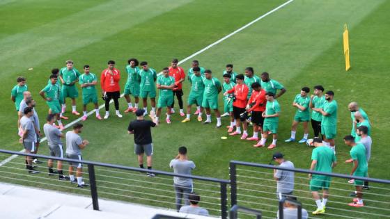 المنتخب الوطني يستعد للقاء اسكتلندا