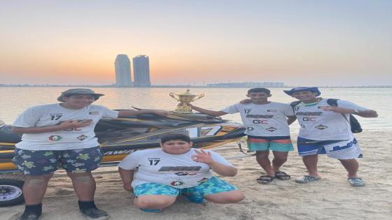 متسابق كويتي يحل ثالثا في رابع جولات بطولة الامارات للدراجات المائية