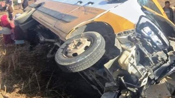 حادثة سير بإقليم أزيلال تخلف اصابة 16 شخصا