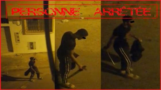 ولاية أمن أكادير تتفاعل مع فيديو متداول عبر تطبيقات التراسل لشخص يحمل سلاحا أبيضا وتعتقله