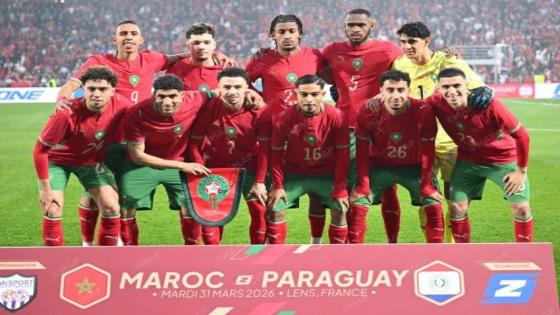 المنتخب المغربي يفوز وديا على منتخب الباراغواي بفرنسا