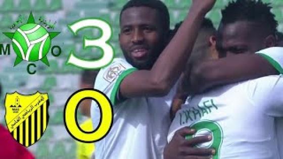 المولودية الوجدية يمطر شباك الماص بثلاثية نظيفة