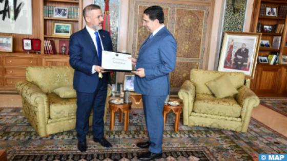 بتعليمات سامية من جلالة الملك، السيد ناصر بوريطة يستقبل نائب رئيس مجلس الوزراء العراقي مبعوثا إلى جلالته من رئيس الجمهورية