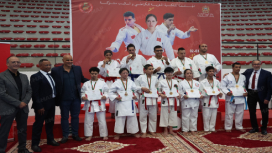البطولة الوطنية للكراطي صنف الكاطا.. تتويج عدنان الحكيمي ودعاء بلحسن بلقبي الفردي لفئتي الكبار والكبيرات