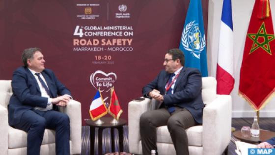 السيد قيوح يبحث مع نظيره الفرنسي سبل تعزيز التعاون في مجال النقل