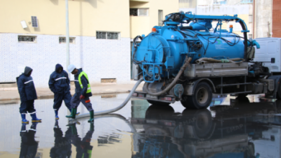 إقليم برشيد .. تعبئة ميدانية متواصلة لتصريف مياه الأمطار