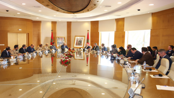 تنفيذا للتعليمات الملكية السامية، السيد لوديي يستقبل وفدا من الكونغرس الأمريكي برئاسة السيد براين ماست