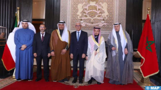 تعزيز التعاون والحوار البرلماني، محور مباحثات السيد الطالبي العلمي مع وفد عن مجموعة الصداقة البرلمانية