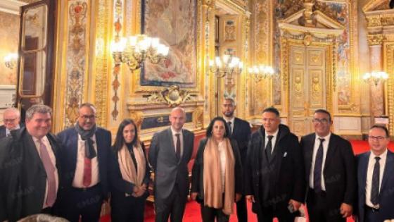 استقبال وفد هام من جهات الأقاليم الجنوبية الثلاث في مجلس الشيوخ الفرنسي