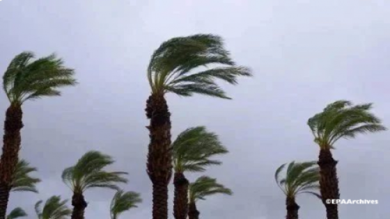 هبات رياح قوية مصحوبة بعواصف رملية أو تطاير الغبار من الخميس إلى الجمعة بعدد من مناطق المملكة (نشرة إنذارية)