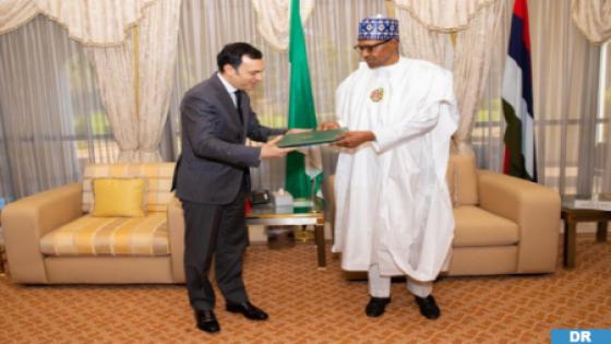 الرئيس النيجيري يستقبل يونس السكوري حاملا رسالة من جلالة الملك