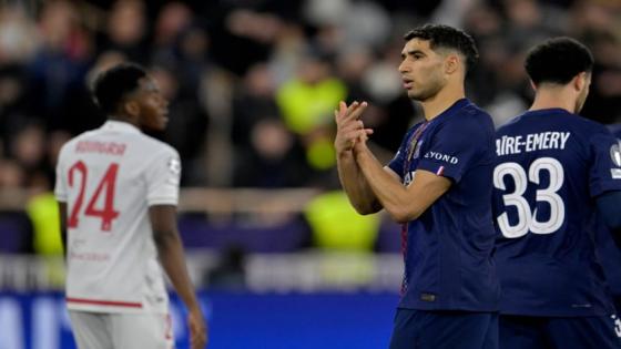 حكيمي يقود باريس للفوز على موناكو