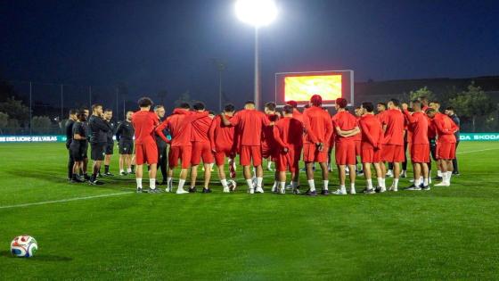 المنتخب الوطني يجري أول حصة تدريبية تحت إشراف محمد وهبي