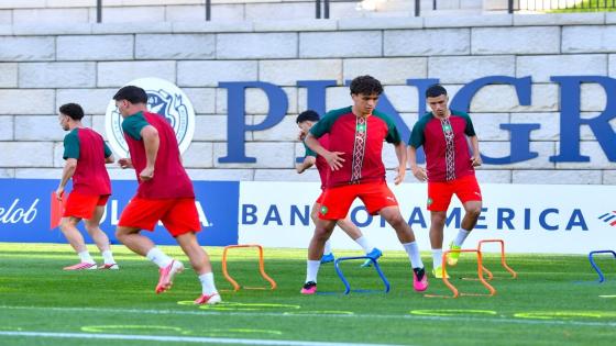 المنتخب الوطني يجري آخر حصة تدريبية استعدادا لمباراة البرازيل