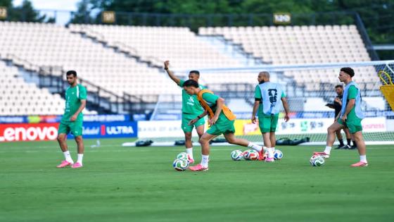 المنتخب الوطني يحل بأتلانتا ويخوض أول حصة تدريبية