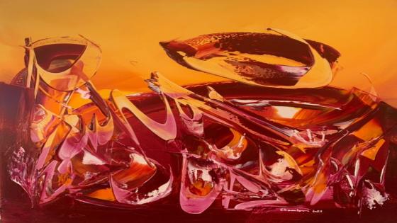 “عذوبة الالوان وهمس الأشكال” للكاتب والشاعر محمد كمل