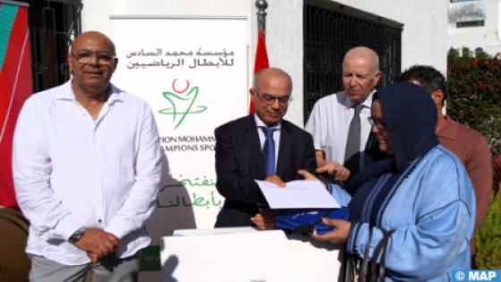 حفل استقبال بالرباط على شرف الأبطال الرياضيين المنعم عليهم من طرف جلالة الملك بأداء مناسك الحج لموسم 1446 هـ