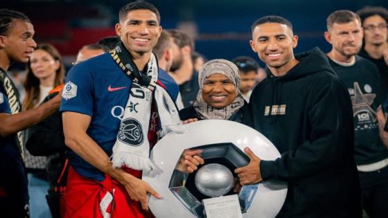 حكيمي يتوج مع باريس سان جيرمان بلقب الدوري الفرنسي