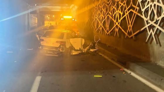 حادثة سير داخل نفق بني مكادة بطنحة تخلف وفاة سيدتين وإصابة آخرين