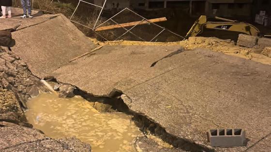 الأمطار الغزيرة تتسبب في انهيار أرضي بطريق عمومية بطنجة