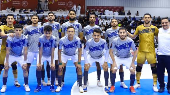 شباب علم طنجة وصقر اكادير لكرة القدم داخل القاعة في نهائي كأس العرش بالعيون