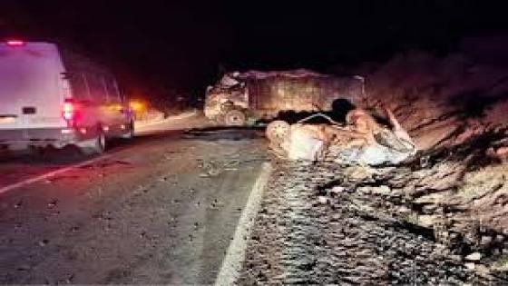 حادثة سير تخلف وفاة ثمانية أشخاص بإقليم تارودانت