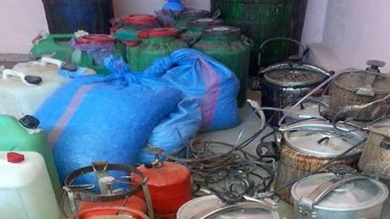 مصالح الدرك ببيوكرى تحجز أكثر من أربعة أطنان من الماحيا وتعتقل شخصين