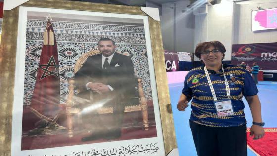 روقية عسو ضابطة كومبيوتر الإحصائيات ببطولة العالم لكرة اليد لأقل من 17 سنة بالدار البيضاء