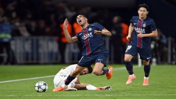 يويفا يفرض عقوبة صارمة ضد لويس دياز بعد تدخله الخشن في حق حكيمي