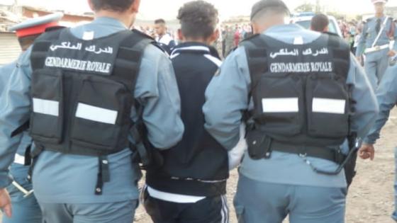 مصالح الدرك الملكي بأسفي تعتقل أحد المتهمين في قضية جريمة القتل البشعة