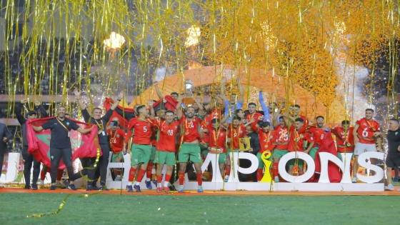 المنتخب المغربي يتوج بكأس أمم إفريقيا للمحليين