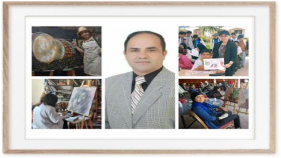 الفنانة التشكيلية ورئيسة جمعية الفنانين التشكيليين البيئة والتراث، ورئيسة مهرجان خيمة المبدع التشكيلي الدولي، مؤسسة محترف دوار الفن بالصويرة. الأستاذة صالحة الكانوني. لجسر التواصل :أشتغل حاليا على التراث المغربي في أعمالي الفنية