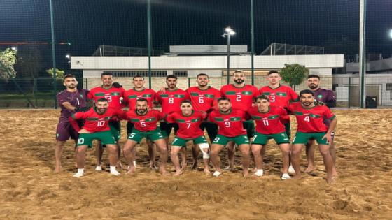 المنتخب الوطني لكرة القدم الشاطئية يفوز على السيشل