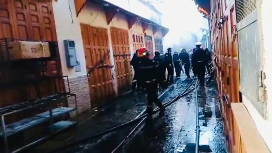 حريق يأتي على 50 محلا بقيسارية قبة السوق بتازة