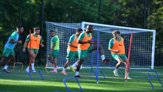 المنتخب الوطني يجري أول حصة تدريبية بالولايات المتحدة الأمريكية