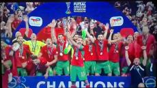 المنتخب الوطني لكرة القدم داخل القاعة يفوز بكأس أفريقيا للأمم المغرب 2026
