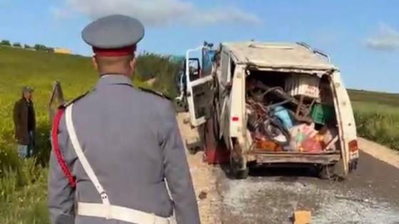 حادثة سير بين ابن احمد وجماعة أولاد شبانة تخلف وفاة شخص وإصابة آخرين