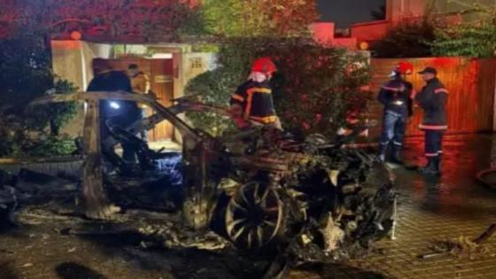 وفاة شابين في حادثة مأساوية بعد احتراق سيارة بالدارالبيضاء