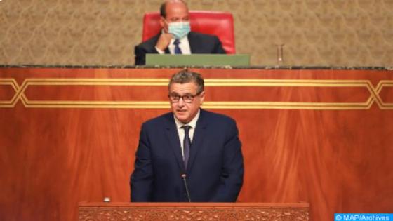 السيد أخنوش: معدل نمو الاقتصاد الوطني سيتراوح بين 5ر1 و7ر1 بالمائة خلال سنة 2022