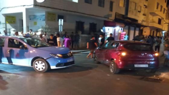 حادثة سير خطيرة خلفت عدة خسائر بعد اصطدام 6 سيارات بالعرائش