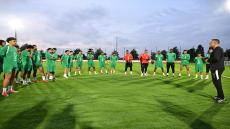 المنتخب الوطني يخوض آخر حصة تدريبية بالمعمورة ويتوجه إلى طنجة