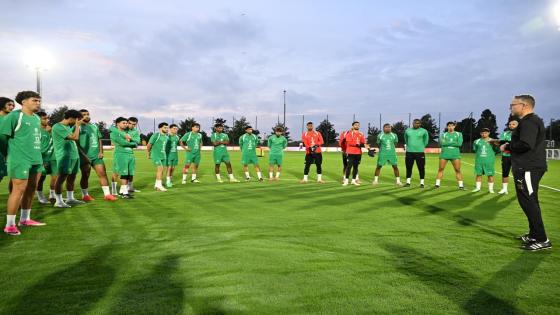المنتخب الوطني يخوض آخر حصة تدريبية بالمعمورة ويتوجه إلى طنجة