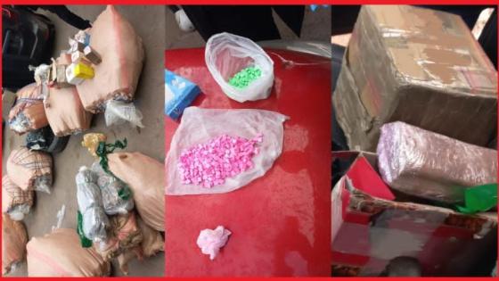 انقلاب سيارة بالطريق السيار بالدار البيضاء يخلف توقيف شخص وحجز كمية من المخدرات