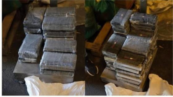 حجز 45 كلغ من الكوكايين داخل شاحنة لنقل المواد الغذائية بالدارالبيضاء
