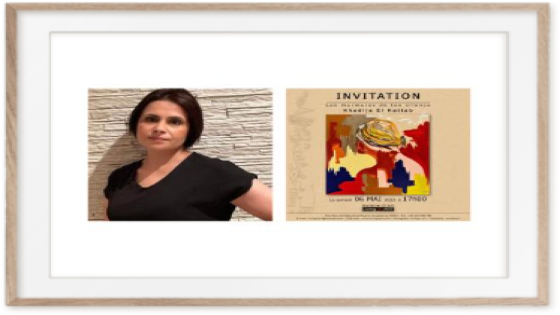 لوحات الفنانة “خديجة الحطاب” تزيّن رواق living 4 art بالدار البيضاء
