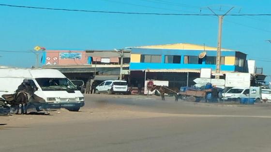 شخص في حالة هستيرية يخلق الرعب بمركز بولعوان