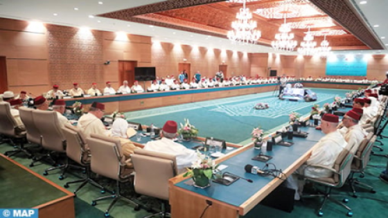 برقية ولاء وإخلاص مرفوعة إلى أمير المؤمنين جلالة الملك من الأمين العام للمجلس العلمي الأعلى بمناسبة اختتام أشغال الدورة العادية الـ 33 للمجلس